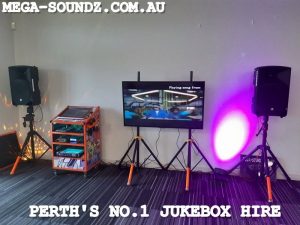 karaoke machine jukebox hire Perth