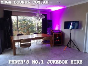 karaoke jukebox machine hire perth