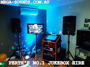 karaoke jukebox machine hire Perth