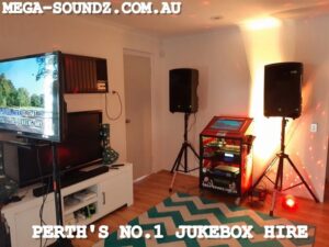 Touch Screen karaoke Jukebox machine Hire Perth 