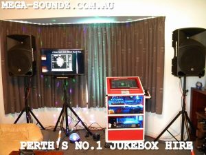 touch screen karaoke hire Mega-Soundz Perth
