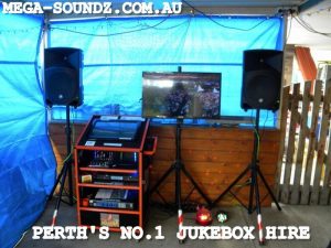 Touch screen party karaoke jukebox hire PERTH
