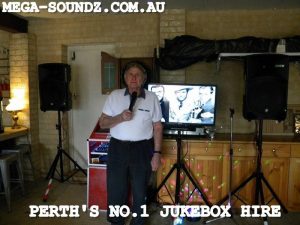 Touch screen karaoke jukebox hire at Beeliar