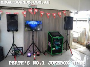 touch screen karaoke jukebox hire machine Perth