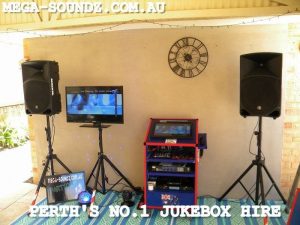 karaoke touch screen jukebox hire for Perth Wa