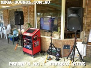 karaoke machine and jukebox hire Perth