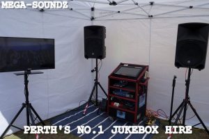 karaoke jukebox touhcscreen Hire perth